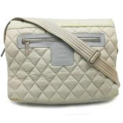 Pre-owned Fabric shoulder-bags Chanel Vintage , Gray , Dames