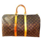 Pre-owned Canvas louis-vuitton-bags Louis Vuitton Vintage , Brown , Da...