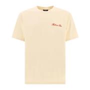 Westers Handtekening T-shirt Balmain , Beige , Heren