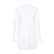 Optisch Wit Shirt Twinset , White , Dames