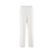 Wide Trousers Fabiana Filippi , White , Dames