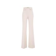 Trousers Elisabetta Franchi , White , Dames