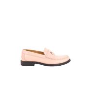 Pre-owned Leather flats Gucci Vintage , Pink , Dames