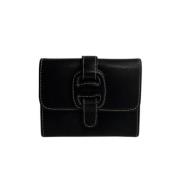 Pre-owned Leather wallets Salvatore Ferragamo Pre-owned , Black , Dame...