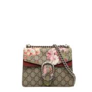 Pre-owned Canvas gucci-bags Gucci Vintage , Beige , Dames