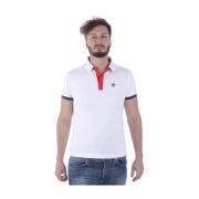 Klassieke Polo Shirt Emporio Armani EA7 , White , Heren