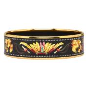 Pre-owned Metal bracelets Hermès Vintage , Yellow , Dames