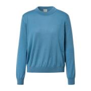 Round-neck Knitwear Massimo Alba , Blue , Dames