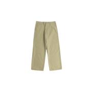Trousers Burberry , Beige , Dames