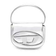 1Dr-Xs-S - Iconic mini bag in mirrored leather Diesel , Gray , Dames