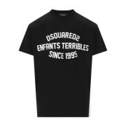 T-Shirts Dsquared2 , Black , Heren