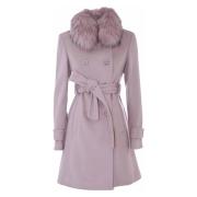 Belted Coats Kocca , Pink , Dames