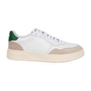 Witte en groene Aron Sneakers Paciotti , Multicolor , Heren