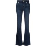 Bootcut Blauwe Denim Jeans 7 For All Mankind , Blue , Dames