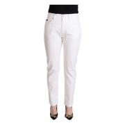 Slim-fit Trousers Dolce & Gabbana , White , Dames