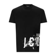 Icon Splash Cool Fit T-Shirt Dsquared2 , Black , Heren