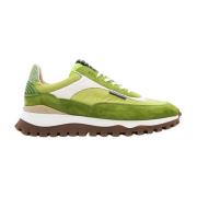 Groene Sneaker met Sportieve Zool Van Bommel , Green , Heren