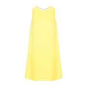 Short Dresses Twinset , Yellow , Dames