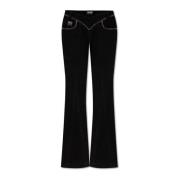 Flared jeans Versace Jeans Couture , Black , Dames