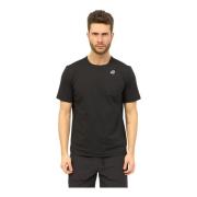 Zwarte T-shirts en Polos Collectie K-Way , Black , Heren