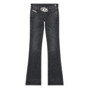 Bootcut and Flare Jeans - 1969 D-Ebbey Diesel , Gray , Dames