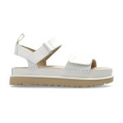 Goudenster leren platform sandalen UGG , Beige , Dames