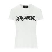 T-Shirts Dsquared2 , White , Dames