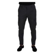 Slim-fit Trousers Dolce & Gabbana , Gray , Heren