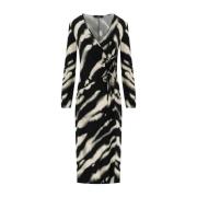 Elegante Midi Jurk voor Moderne Vrouw Max Mara , Black , Dames