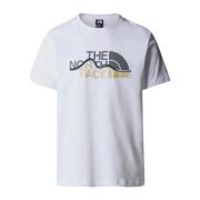 Gerecycled Katoen Logo T-Shirt - Blancs The North Face , White , Heren