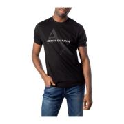 T-Shirts Armani Exchange , Black , Heren