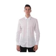 Basis Wit Overhemd Daniele Alessandrini , White , Heren