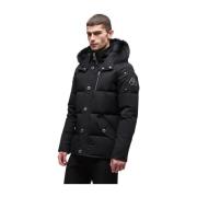 Down Jackets Moose Knuckles , Black , Heren