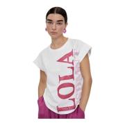 Witte Dames T-shirt Lola Casademunt , White , Dames