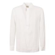 Klassieke Overhemd Tagliatore , White , Heren
