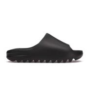 Yeezy Slide Onyx Zwarte Sandaal Adidas , Black , Heren