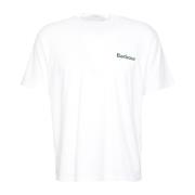 Witte T-shirts en Polos Barbour , White , Heren