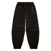 Cargo pants in nylon twill Diesel , Black , Dames
