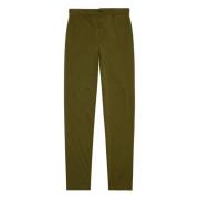 Chino pants in cotton gabardine Diesel , Green , Heren