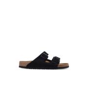 Arizona Soft Footbed Sandalen Birkenstock , Black , Heren