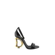 Hoge hiel sandalen Dolce & Gabbana , Black , Dames