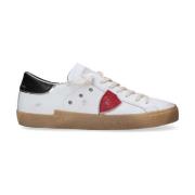 Vintage Witte Leren Sneakers Philippe Model , White , Heren