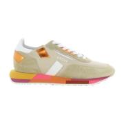 Oranje Lage Sneakers Ghoud , Multicolor , Dames