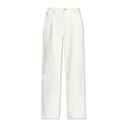 High-rise jeans Halfboy , White , Dames