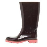 Pre-owned Rubber boots Gucci Vintage , Black , Dames