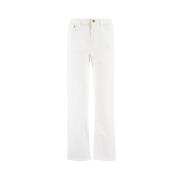 Straight Jeans Fedeli , White , Dames