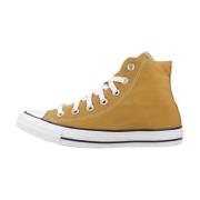 Hoge-top Street Style Sneakers Converse , Yellow , Dames