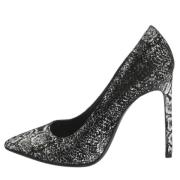 Pre-owned Suede heels Yves Saint Laurent Vintage , Black , Dames