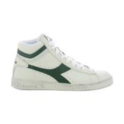 Groene High Top Game Sneakers Diadora , White , Dames