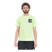 Fine Astro Lime Korte Mouw T-shirt The North Face , Green , Heren